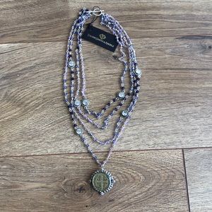 VSA San Benito necklace rare purple ombré.